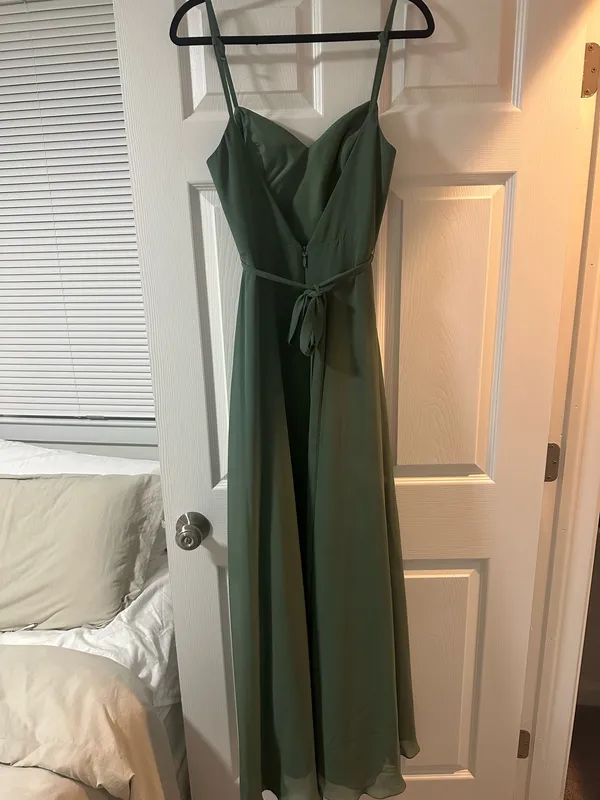 Azazie Olive Formal Dress - Image 2