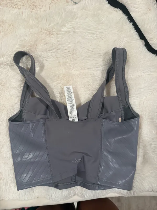 Alo grey tank top xs - Image 2