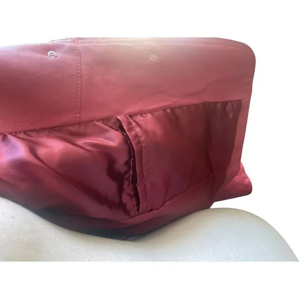 Vintage Pamela McCoy Collections Leather Fuchsia Blazer Jacket S - Image 6