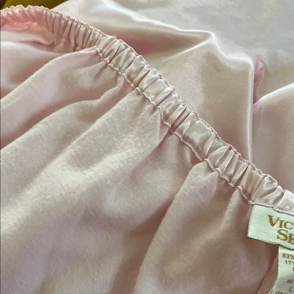 Victoria's Secret vintage Blush Satin pajama Pants - Image 7