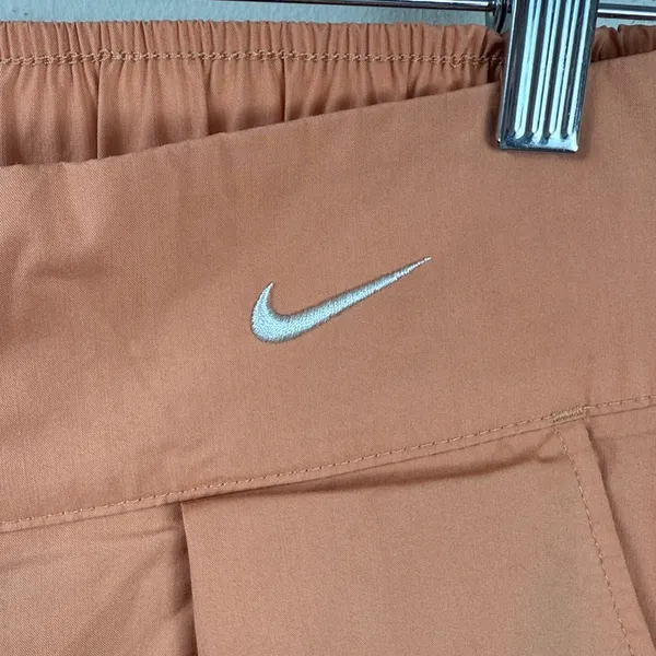 Nike Sportswear Athleisure Wide Leg High Waist Trousers in‎ Terra Blush Medium - Image 6