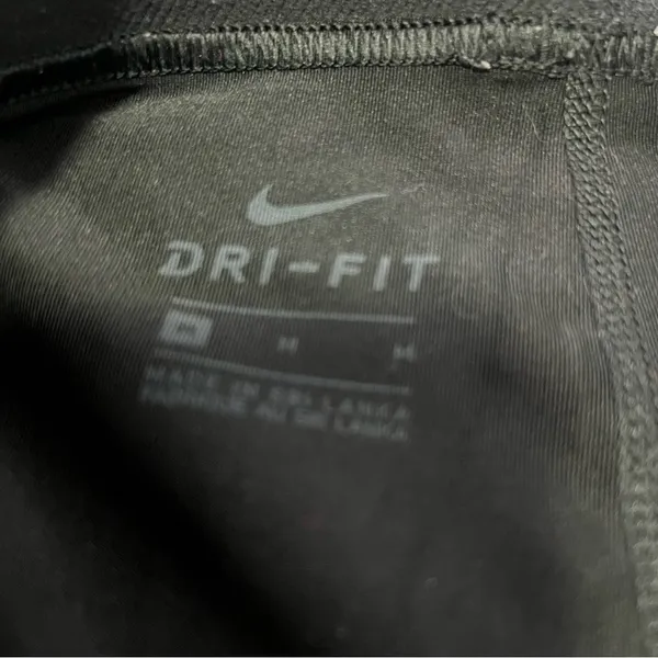 Nike Black and White Pro Leggings - Image 3
