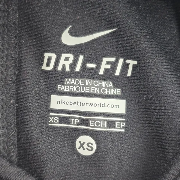 Nike Black Cropped Capri Pull On Athletic Running Jogger Pants Extra Small XS‎ - Image 5