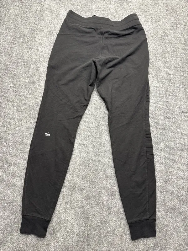 Alo Yoga Women’s XS Athletic Black Urban Moto Sweatpants - Image 5