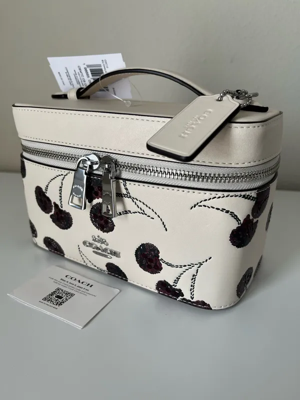 Coach Cosmetic Case With Cherry Print  - Image 2