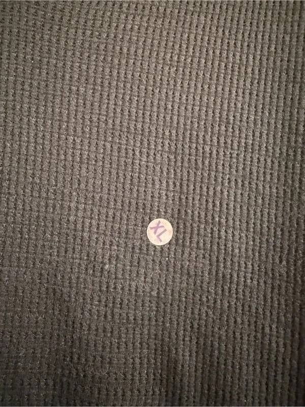American Eagle Outfitters AE Black Long-Sleeve Waffle Plush Tee Shirt - size XL - Image 2