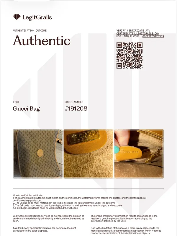 Gucci Monogram Crossbody Bag with Scarf Accent vintage - Image 13