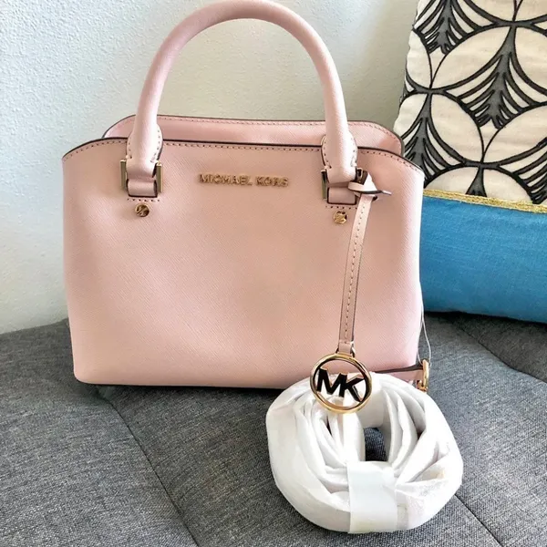 Michael Kors Savannah Saffiano Small Satchel New! - Image 2