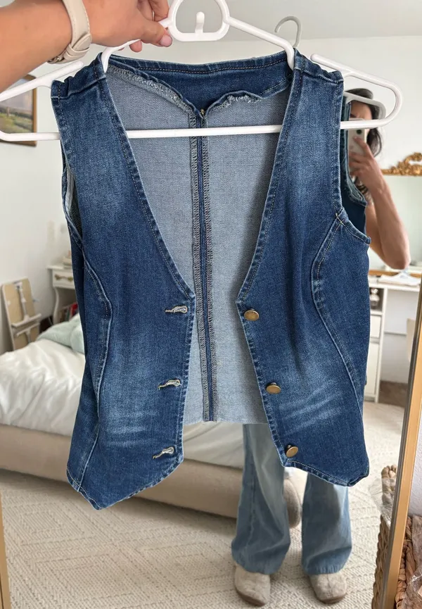 Amazon denim vest  - Image 3