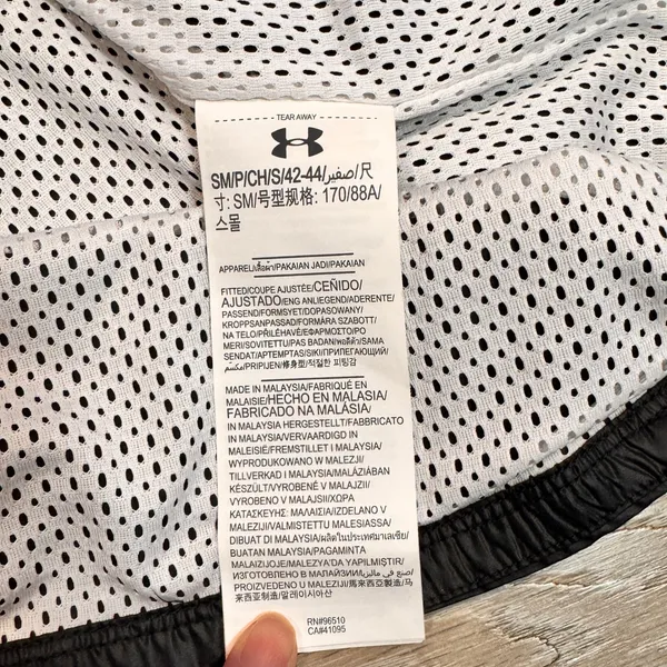 Under Armour Womens Black Hooded Lightweight Vest Athletic Running Gym Small S‎ - Image 5