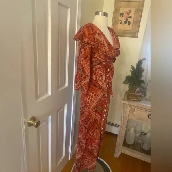 Free People Lennon Dress in Red Size Small NWT $168 - Image 5