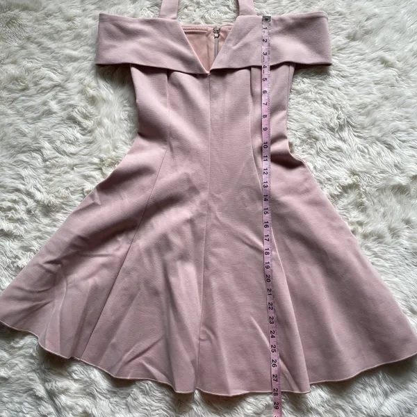 Nicholas x Dress Sadie Halter Mini in Blush Pink 0 NWT New - Image 10