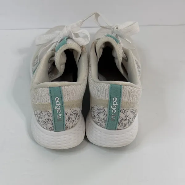 adidas Women's White Sneakers with Teal Accents - Image 3