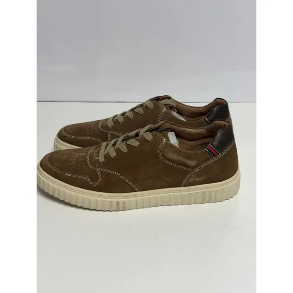 Four Brothers The Nice Oxford Brown Leather Lace-Up Casual Sneakers Men's 8 New - Image 4