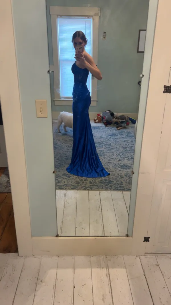 Blue Prom Dress Size 0 - Image 4