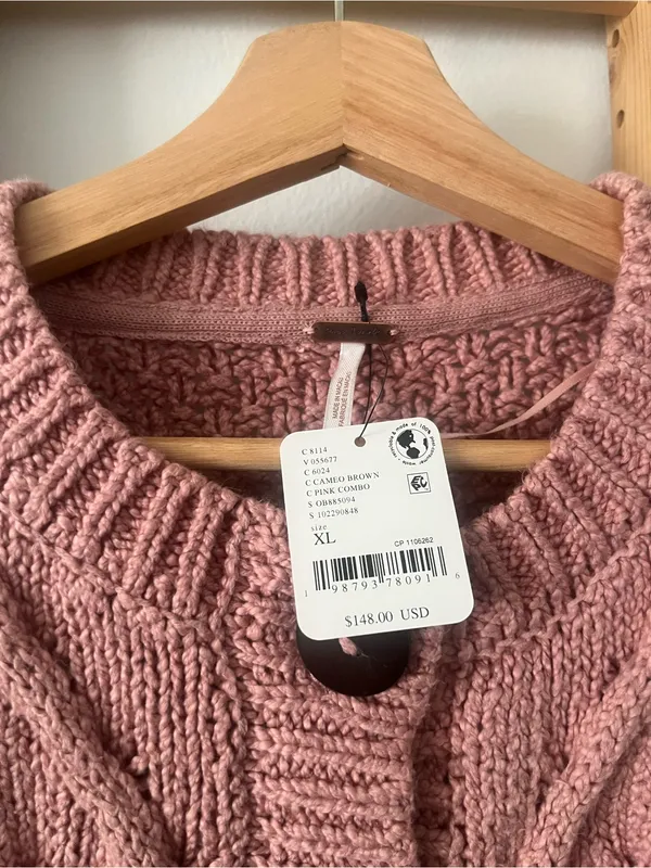 Free People Bonfire Cable Knit cardigan - Image 6