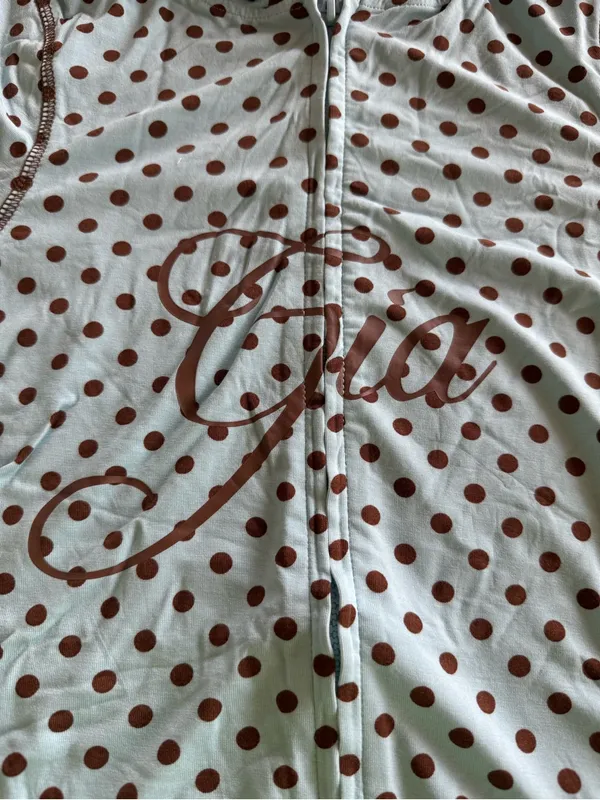 I.AM.GIA Blare Hoodie Polka Dot Blue Medium NWT - Image 9