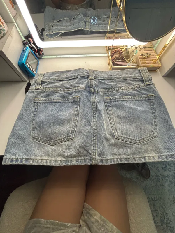 John Galt Denim Skirt - Image 3