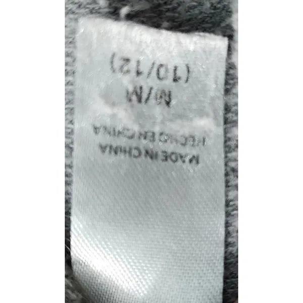 Gray Sweatshirt with Crochet Lace Sleeves - Women's Size‎ M/M (10/12) - Image 4