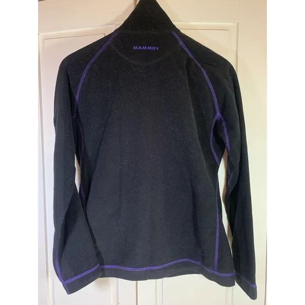 Mammut Fleece Womens‎ Medium Sweater Black Gorpcore Classic Outdoorsy Hiking Ski - Image 4