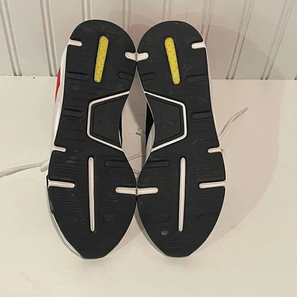 Puma Muse Maia Womens 8.5 White Black Red Streetwear 370316-01 Athleisure Shoes - Image 6