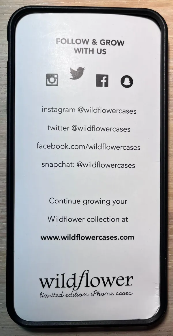 NEW wildflower Phone Case IPHONE 6+/7+/8* - Image 3