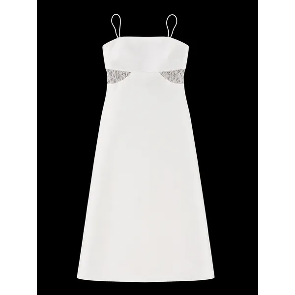 Sachin & Babi Jane Strappy Sheer Lace Cutout Satin Midi Dress‎ NWT Sz 2 $295 - Image 6