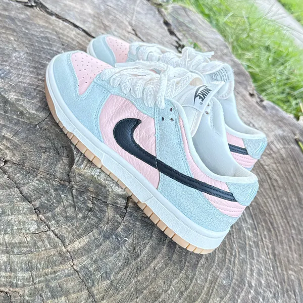 ***Nike Dunk Low Glacier Blue Black Arctic Orange White | HJ7341 474 Women's size 6.5 - Image 6