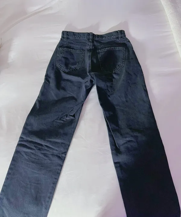 Garage Black Vintage Straight Jeans - Image 2