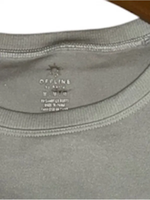Aerie Offline gray cropped tee in a M #aerie #cropped - Image 2