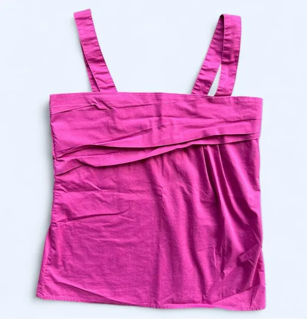 New York & Company Y2K Sleeveless Top in Fuchsia Size 2 - Image 6