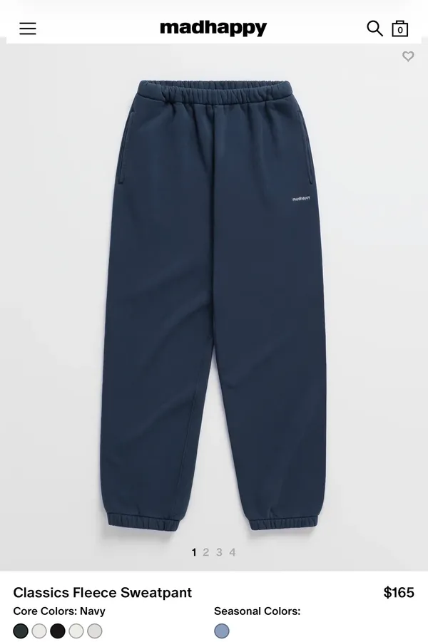 Madhappy Royal Blue Sweat Set - Image 2