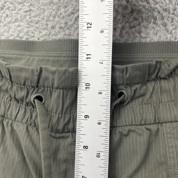 Lululemon Beyond The Studio Crop Pants Olive Green Athleisure Women's 8 x 25 - Image 8