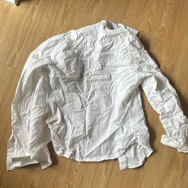 Brandy Melville White Button-Up Shirt - Image 4