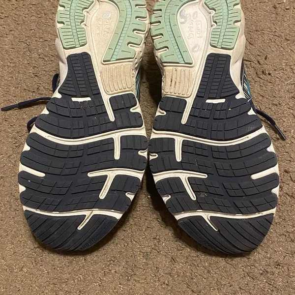 Womens Brooks Adrenaline GTS 19 Blue‎ Gray White Size 8 1202841B450 - Image 5