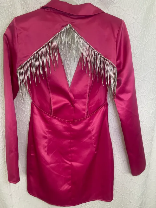 Pretty Little Thing Rhinestone Blazer - Image 2