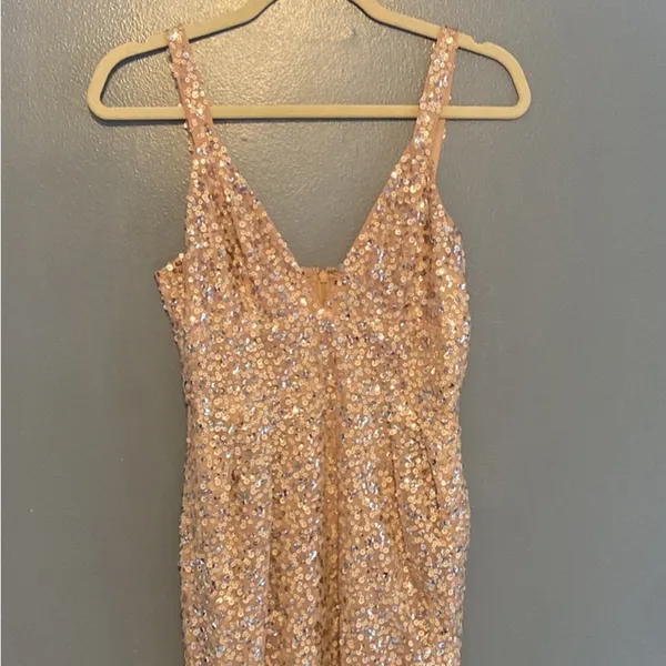 Jill Jill Stuart Formal Cocktail, Prom Dress, Sequins - Image 3