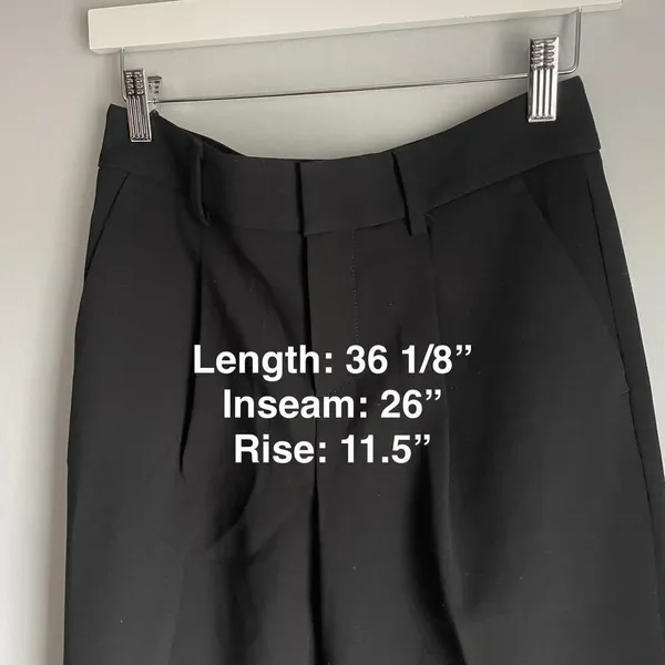Banana Republic Black Trousers Minimalist Neutral Work Career Office size‎ 0 - Image 9