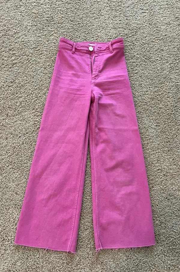 Nwot‼️ Zara Zw The Marine Straight Jeans Us 4 - Image 7