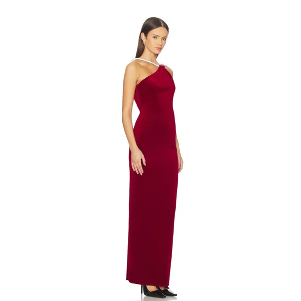 NBD Revolve Juna Maxi Dress in Deep Red Size Small - Image 4