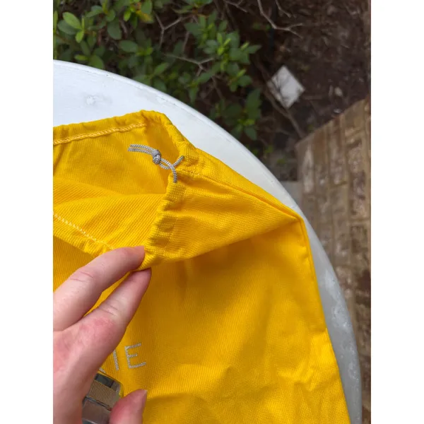 La Bagagerie Paris Yellow Drawstring Dust Bag Large‎ Handbag Storage Pouch 18x22 - Image 4