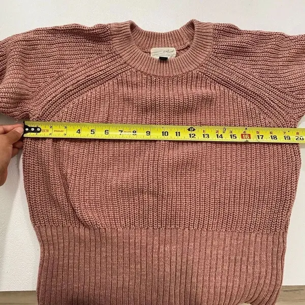 Universal Thread Chunky Knit Sweater | Dusty Rose Pullover | Size M - Image 4