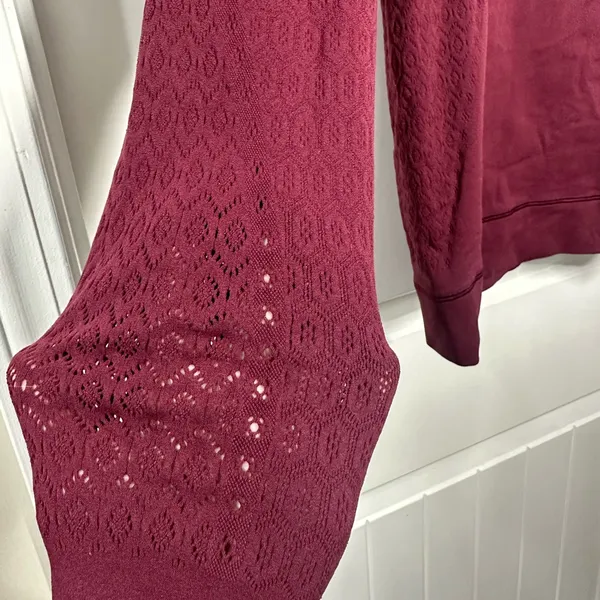 Lululemon Reveal 1/2 Zip Mindful Motion Deep Ruby - Image 8