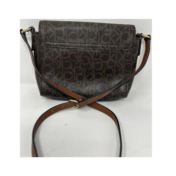 Calvin Klein Women's Brown‎ Crossbody Purse - Image 2