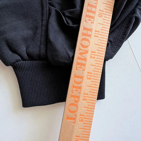 Daily Practice Anthropologie Sweatshirt Dress Women S Black‎ Puff Sleeve Pleated - Image 6