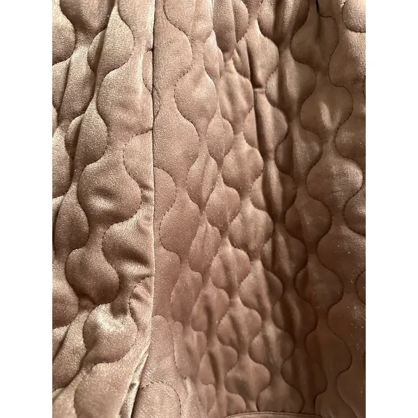 Pink Dolphin women's brown quilted shorts size Medium‎ - Image 4