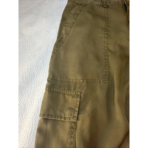 Lauren Ralph Lauren Lightweight Cargo Pants Olive Green Sz 6 - Image 4