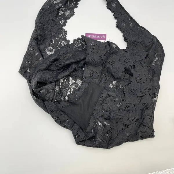 Adore Me Womens Lace Bodysuit Large Coquette Boudoir Romantic Goth Femme Fatale - Image 14