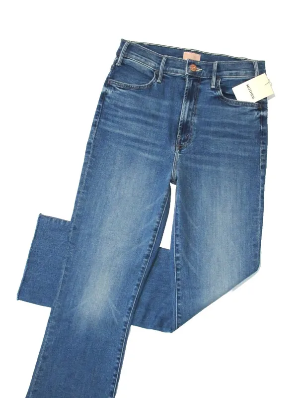 NWT Mother Hustler Ankle Fray in Healing Jar High Rise Boot Crop Stretch Jean 29 - Image 6