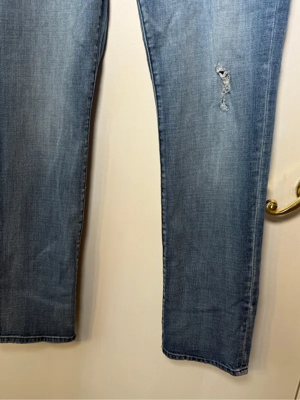 Kut from the Kloth Katy Boyfriend Classic Mid-Blue Women’s Straight Jeans 14 - Image 3